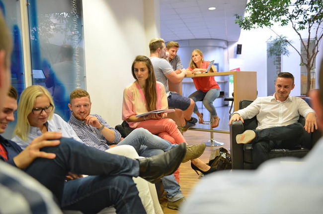 Austausch unter den Studierenden