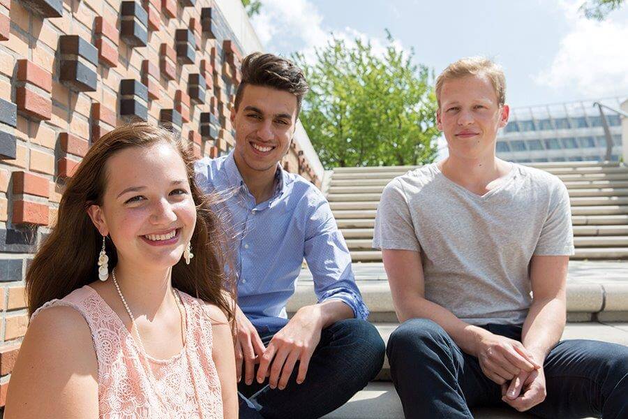 Kleine Studiengruppen fördern den Austausch untereinander