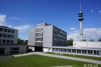 Außenansicht der Hochschule Ludwigshafen am Rhein